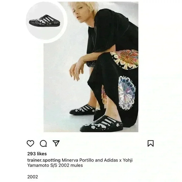 Yohji Yamamoto X Adidas  Vintage Mules Rare Collectable - Picture 12 of 12